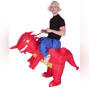 Riding a Dragon Adult Size Halloween Inflatable Costume